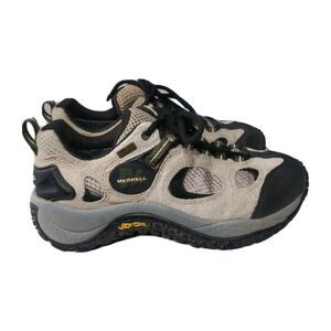 Merrell Chameleon XCR Low Hiking Shoes Women Size 7.5 Walnut Light Gray